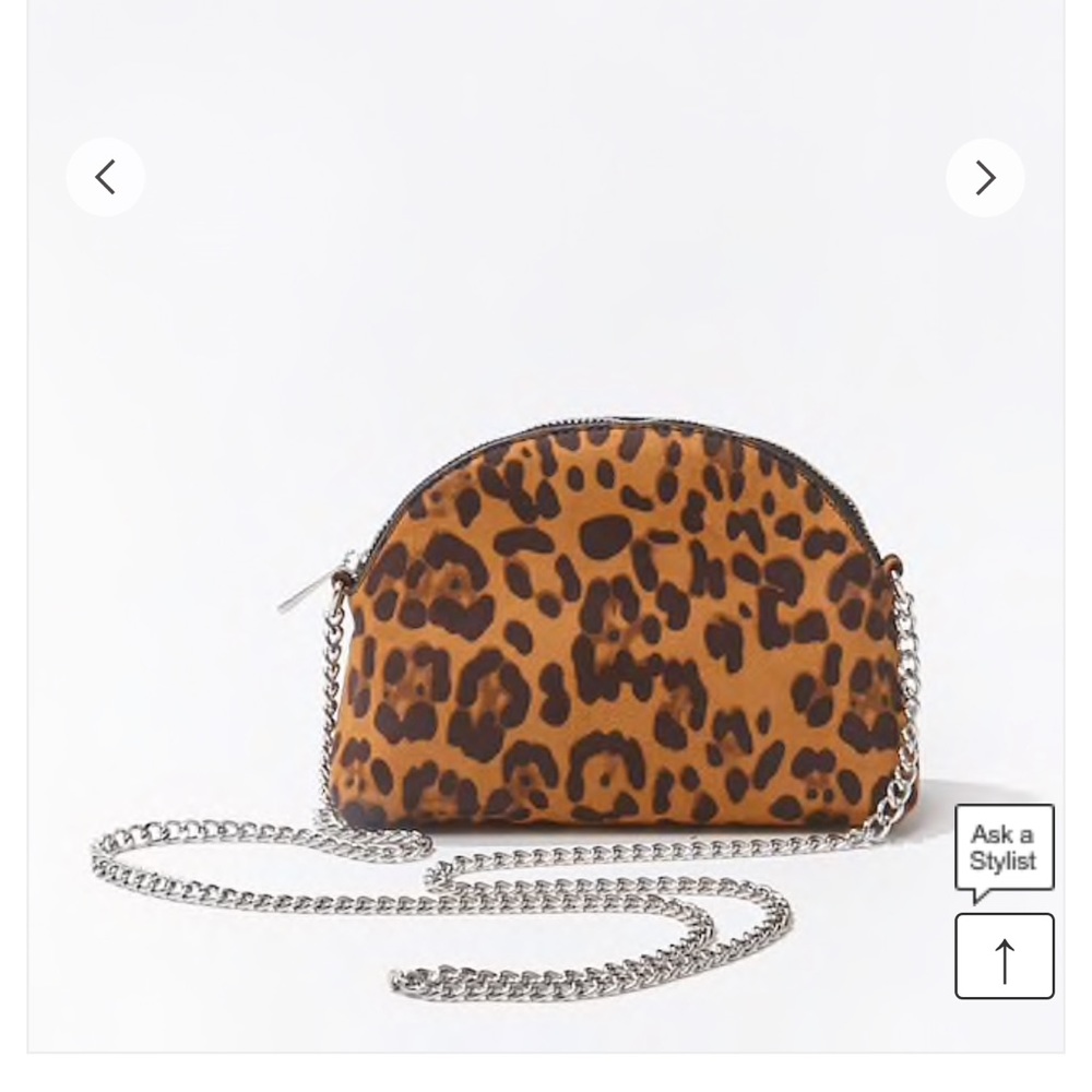 Leopard Print Crossbody Bag